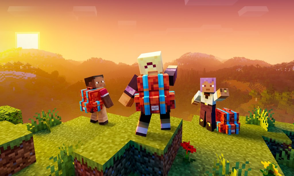 Minecraft game poster and cover art