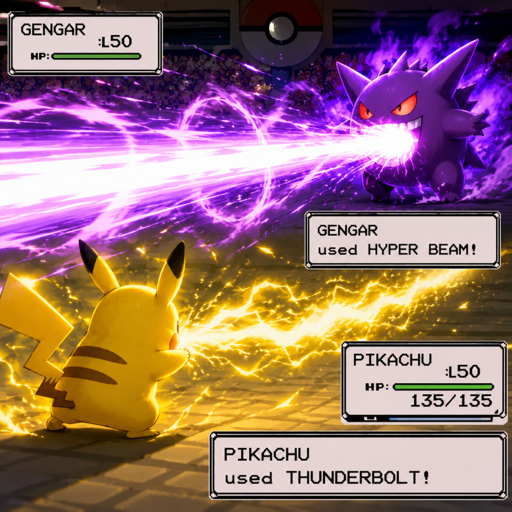 Pokémon Red and Blue Character Skills guide screenshot
