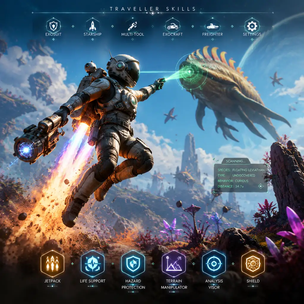 No Man's Sky Character Skills guide screenshot
