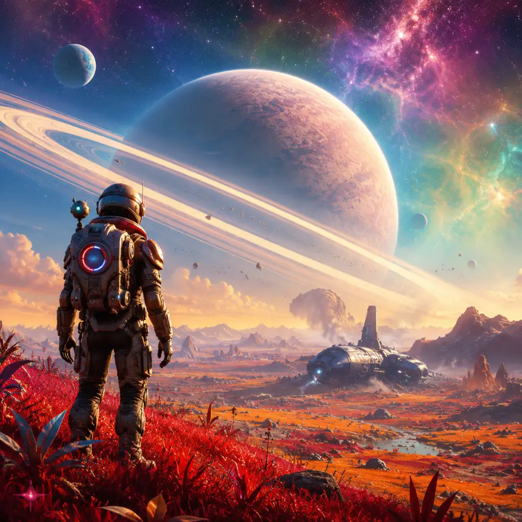 No Man's Sky game poster and cover art