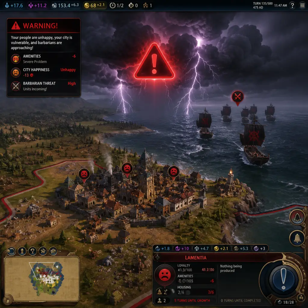 Sid Meier's Civilization VI Important Notes guide screenshot