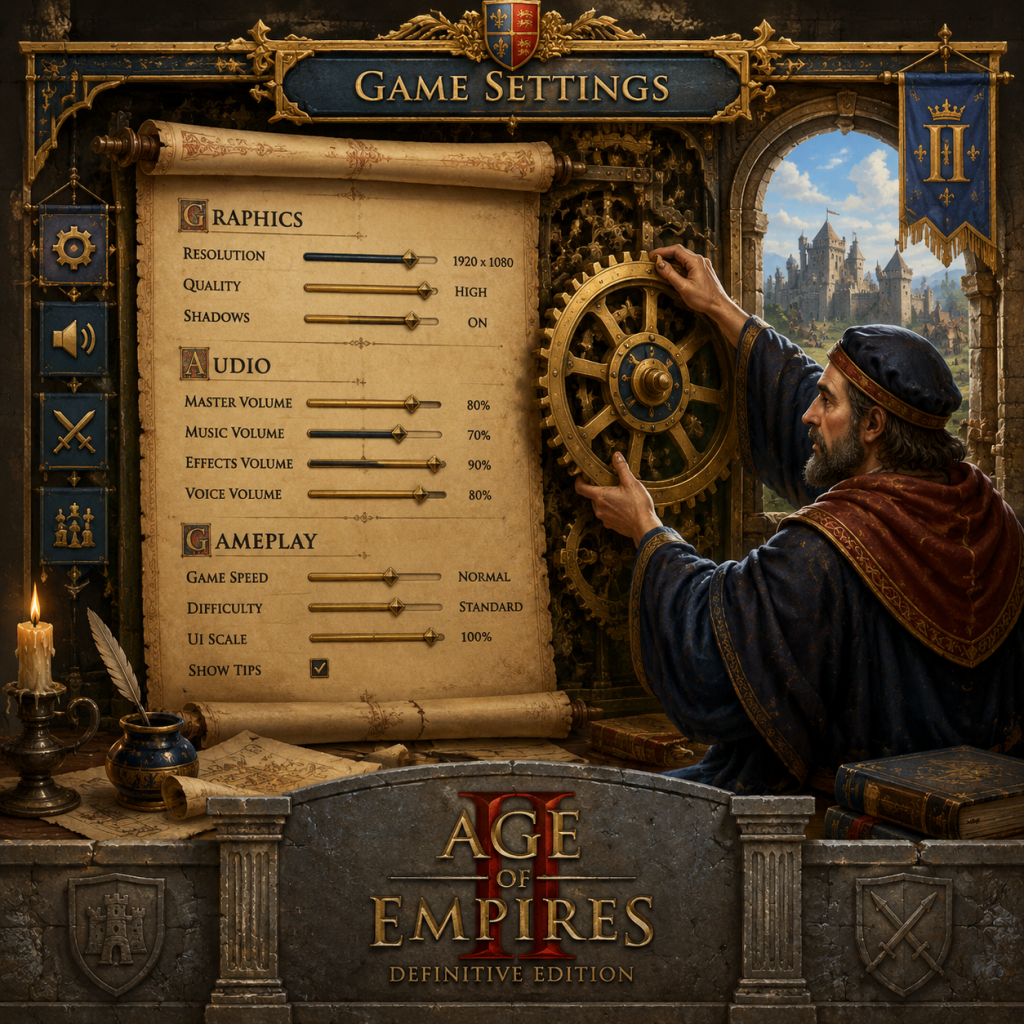 Age of Empires II: Definitive Edition Game Settings guide screenshot