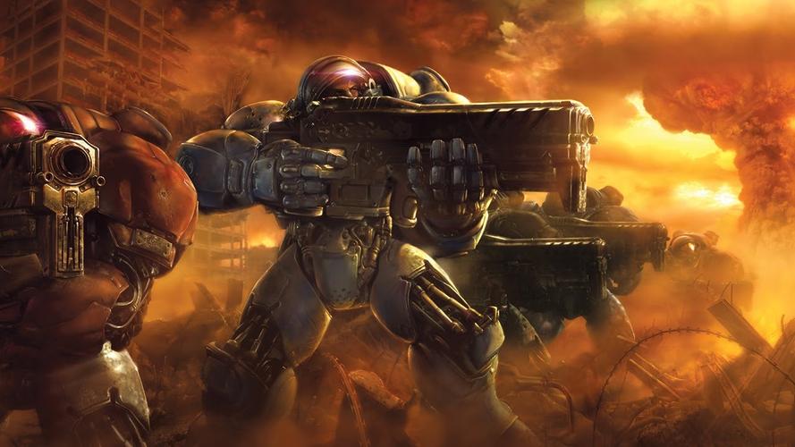 StarCraft II: Wings of Liberty game poster and cover art