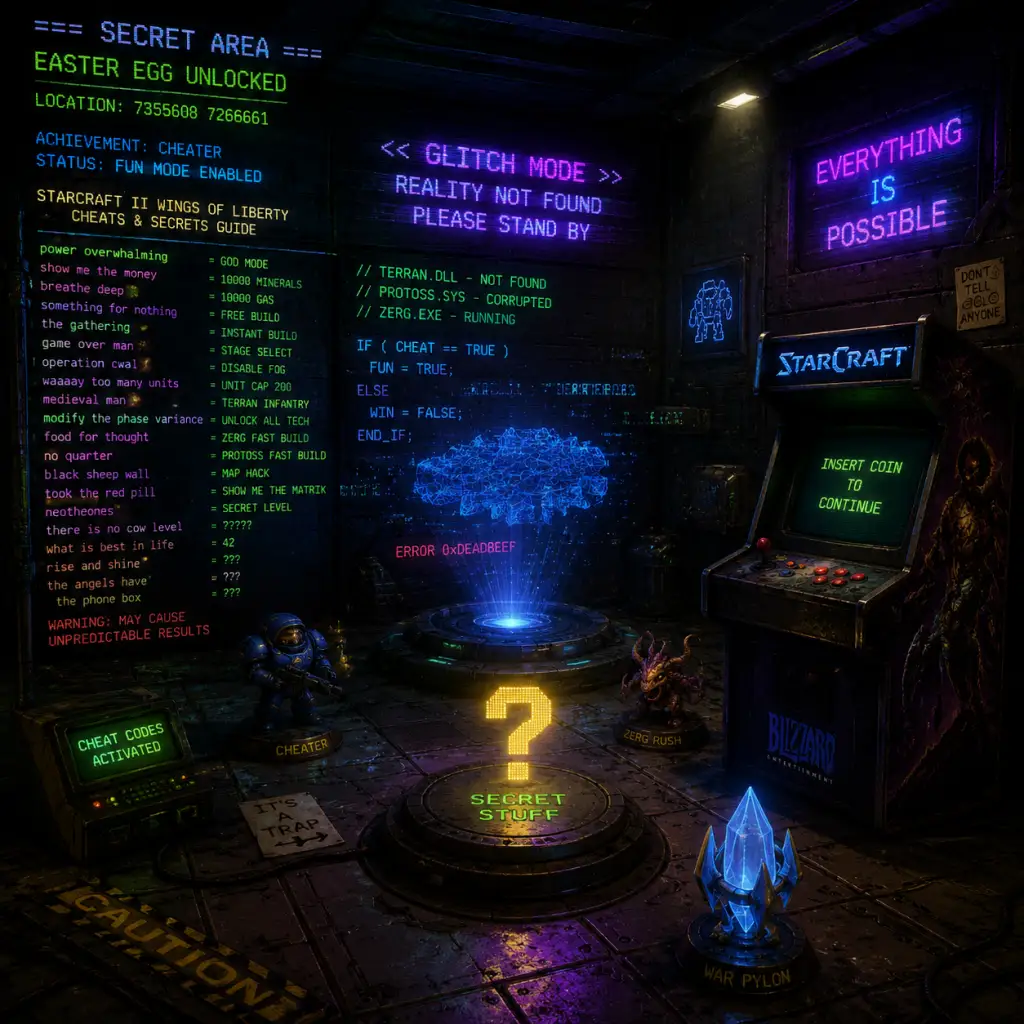 StarCraft II: Wings of Liberty Cheats & Secrets guide screenshot