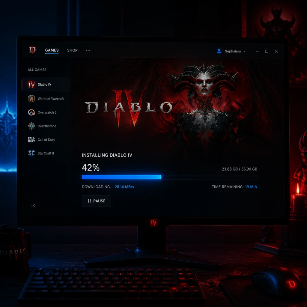 Diablo IV Download & Installation guide screenshot