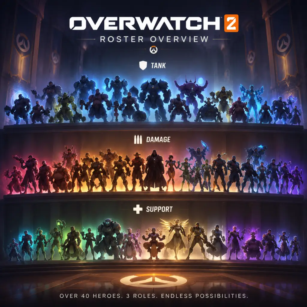 Overwatch 2 Characters & Roles guide screenshot