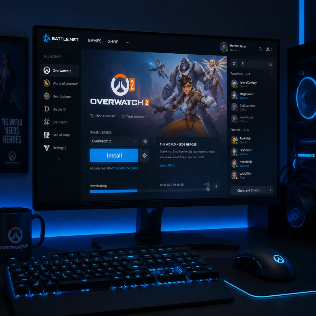 Overwatch 2 Download & Installation guide screenshot