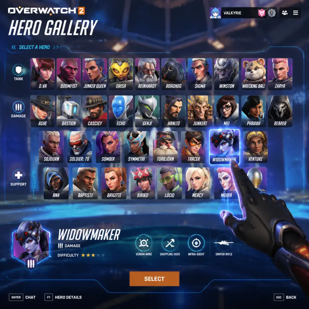 Overwatch 2 Getting Started guide screenshot