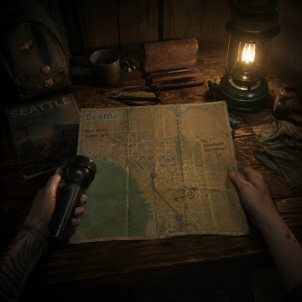 The Last of Us Part II Getting Started guide screenshot
