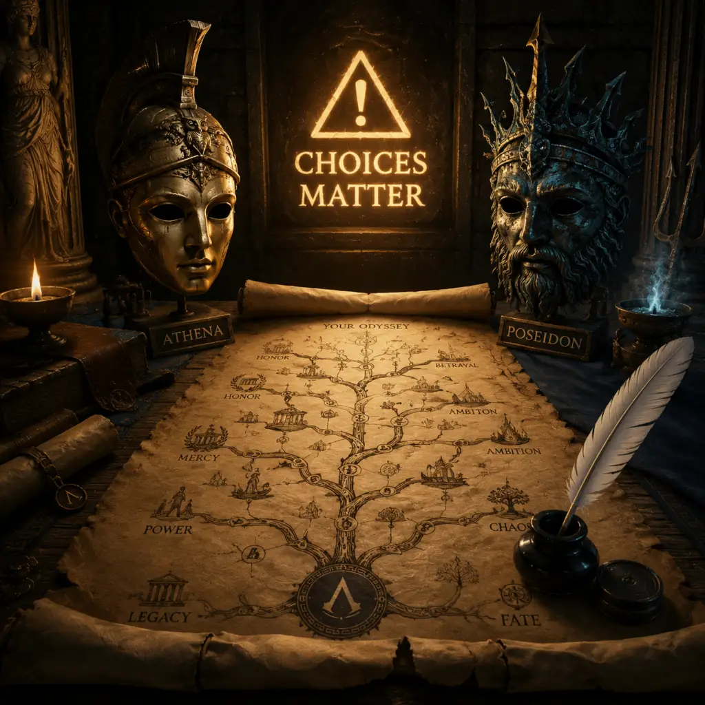 Assassin's Creed Odyssey Important Notes guide screenshot