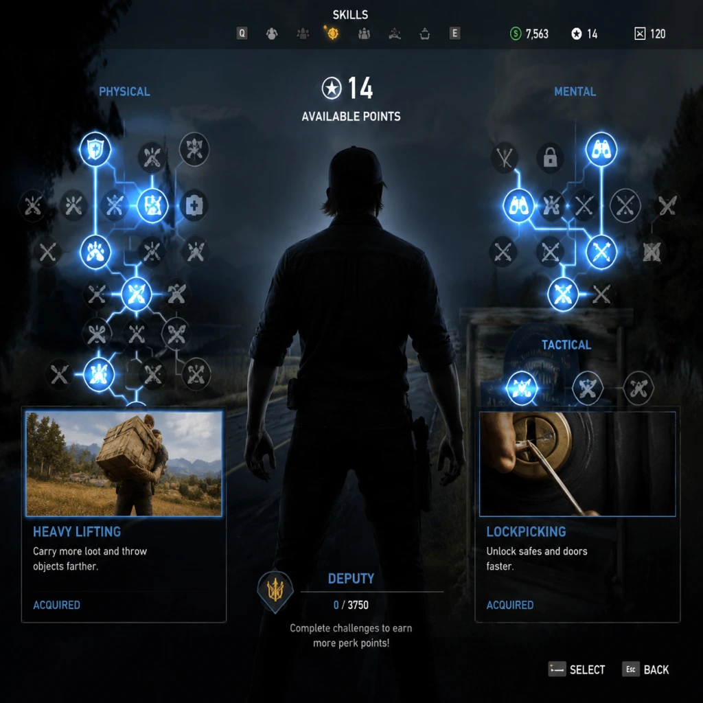 Far Cry 5 Character Skills guide screenshot