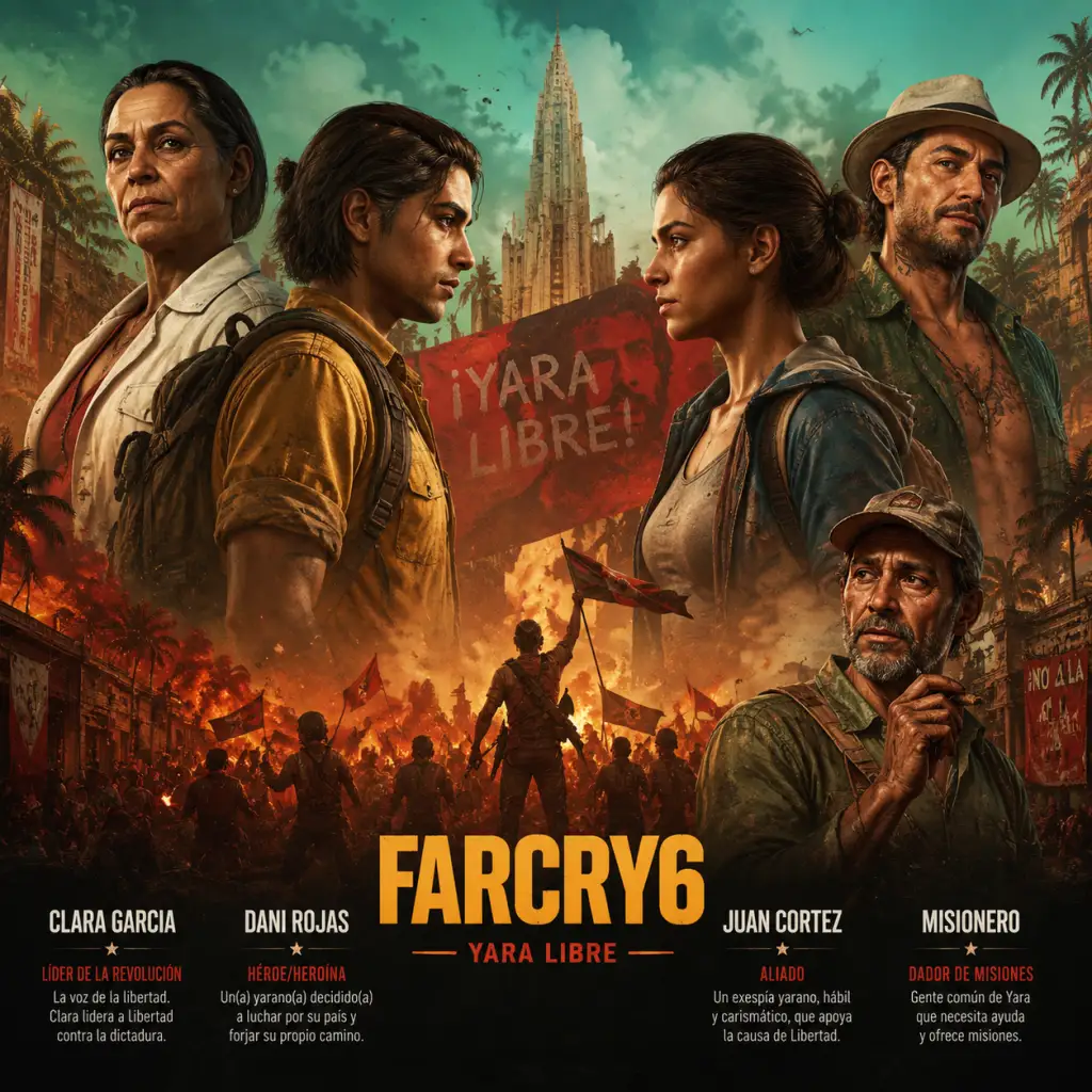 Far Cry 6 Characters & Roles guide screenshot