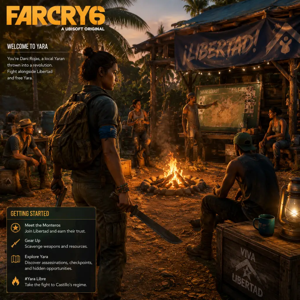 Far Cry 6 Getting Started guide screenshot