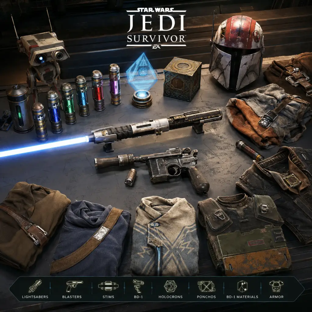 Star Wars Jedi: Survivor All Game Items guide screenshot