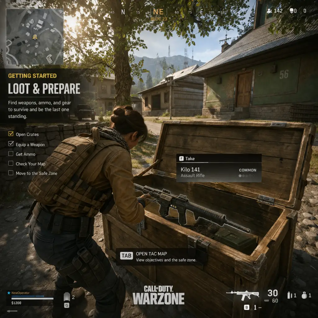 Call of Duty: Warzone Getting Started guide screenshot