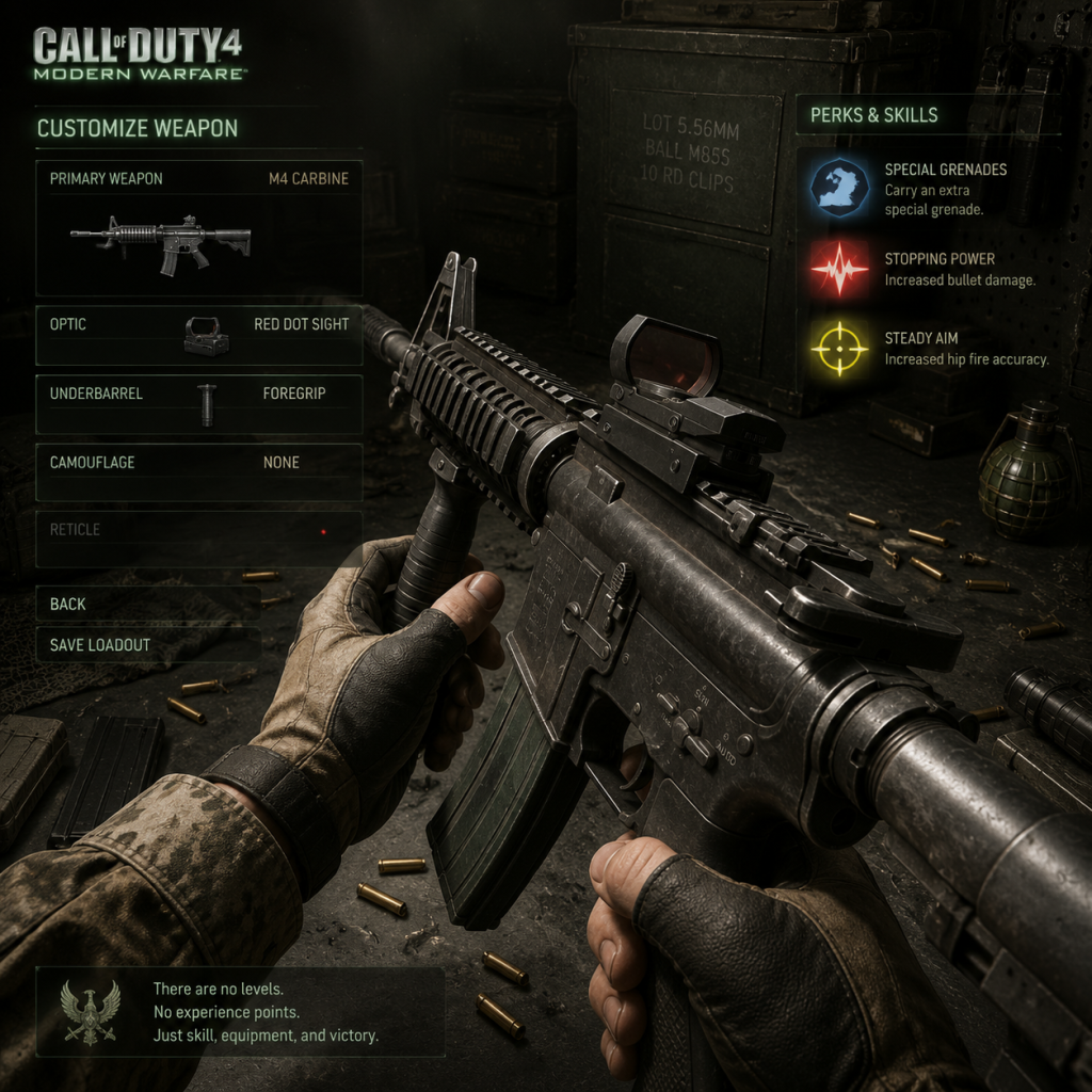 Call of Duty 4: Modern Warfare Character Skills guide screenshot