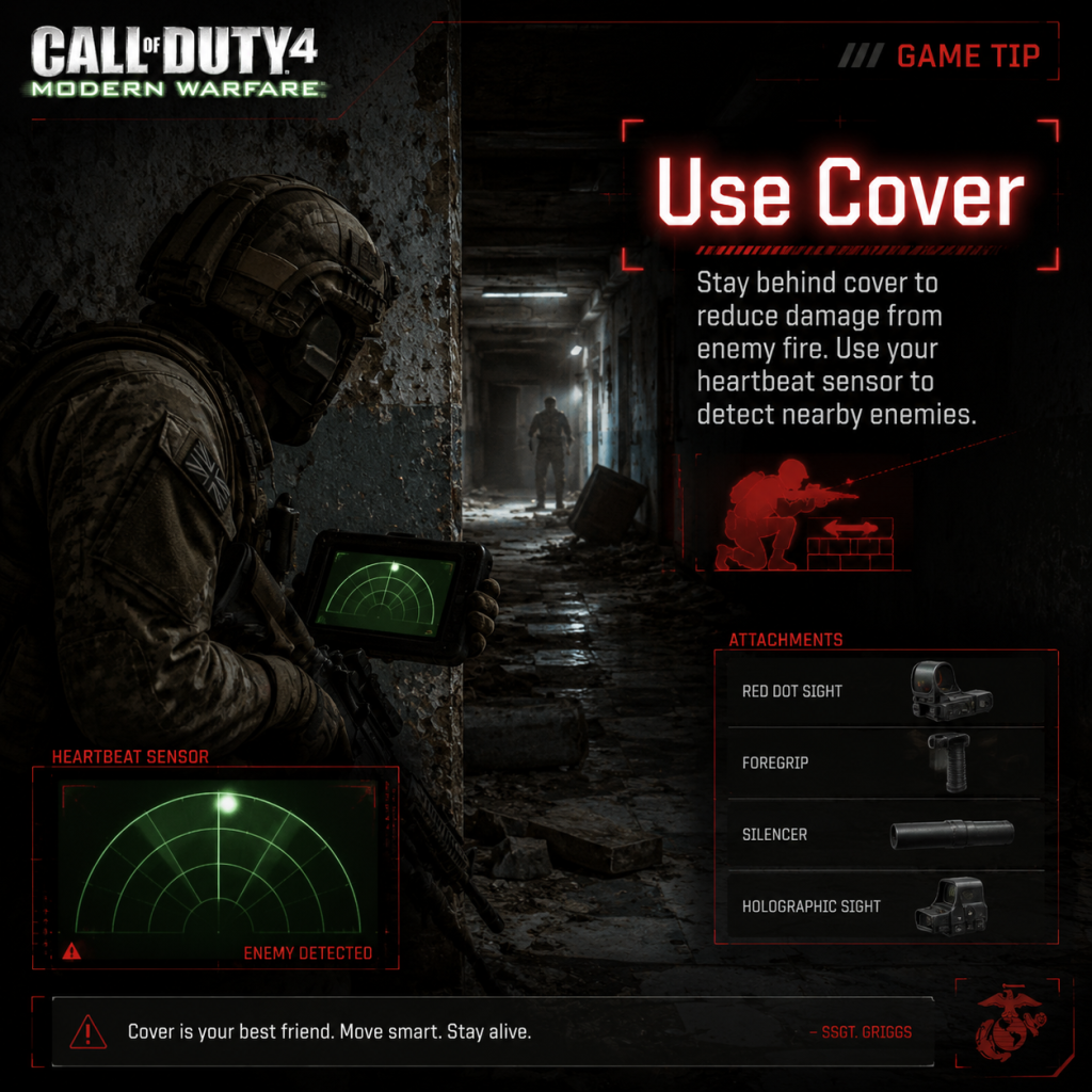 Call of Duty 4: Modern Warfare Game Tips guide screenshot