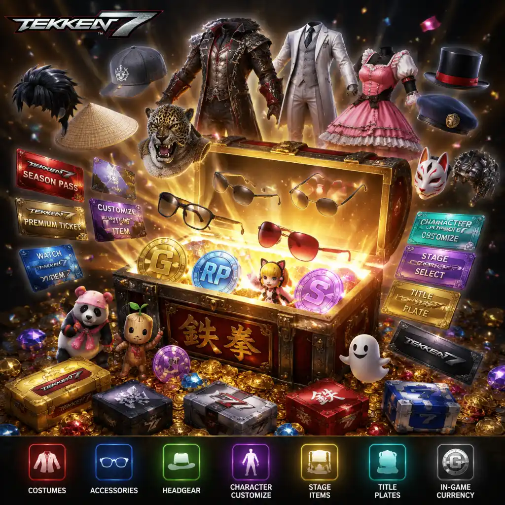 Tekken 7 All Game Items guide screenshot