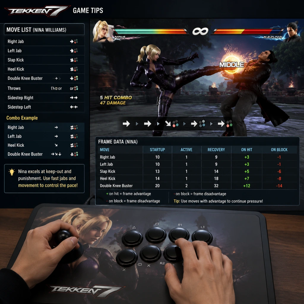Tekken 7 Game Tips guide screenshot
