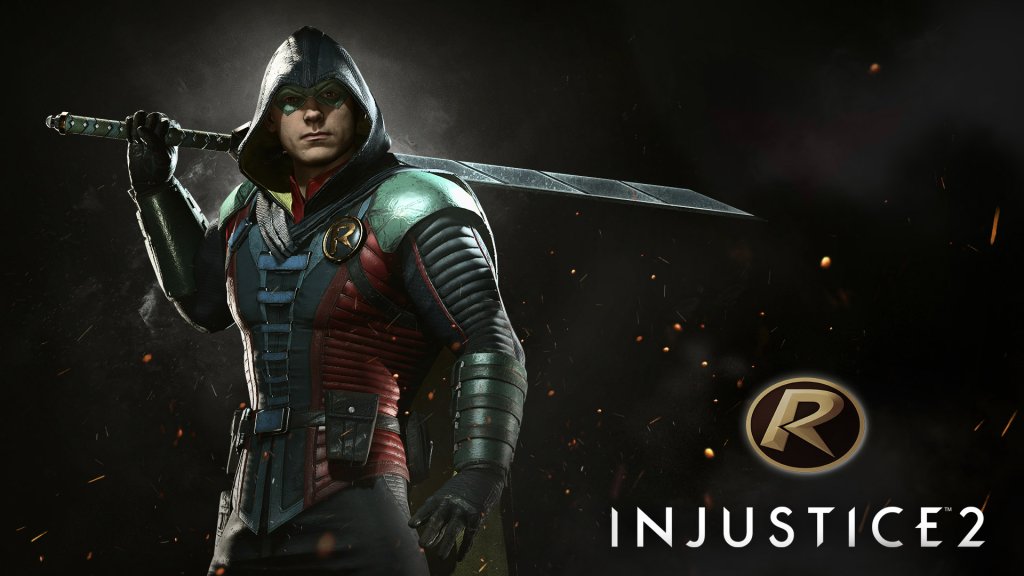 Injustice 2 game poster and cover art