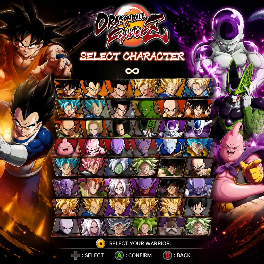 Dragon Ball FighterZ Characters & Roles guide screenshot