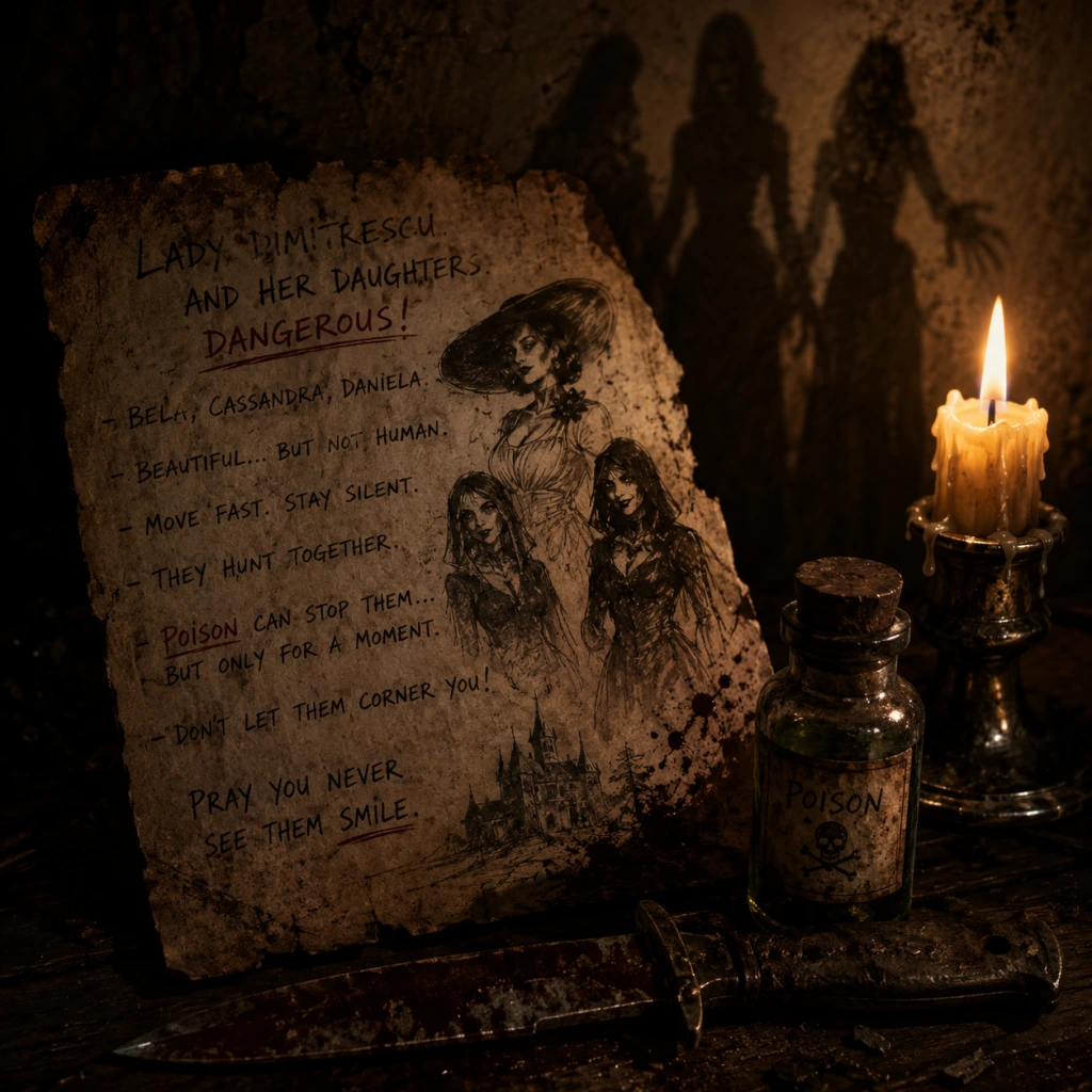 Resident Evil Village Important Notes guide screenshot