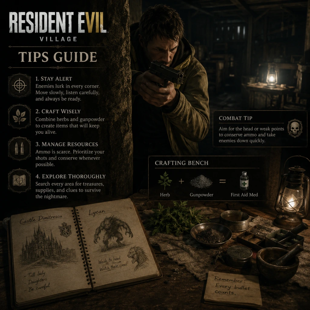 Resident Evil Village Game Tips guide screenshot