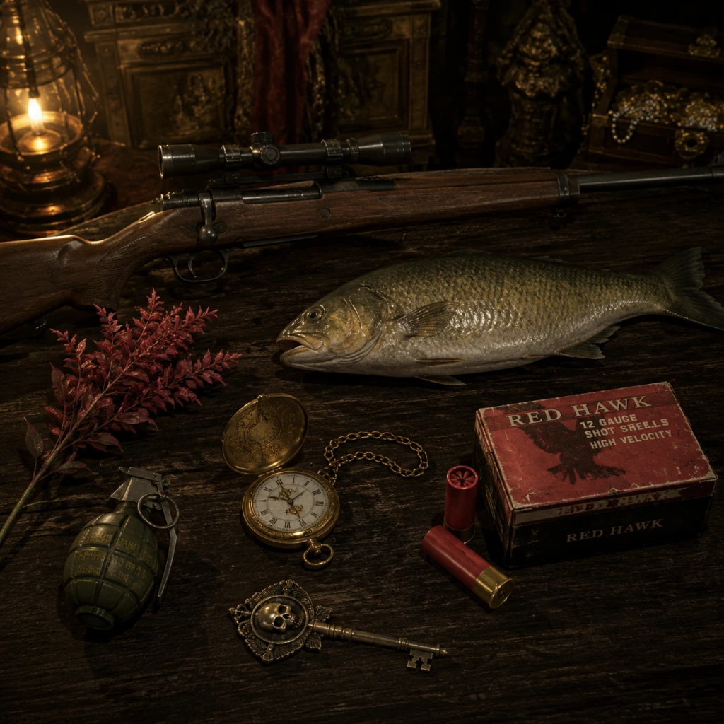 Resident Evil 4 All Game Items guide screenshot