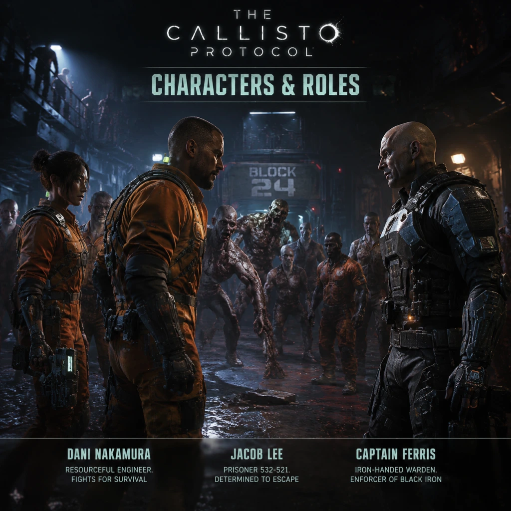 The Callisto Protocol Characters & Roles guide screenshot
