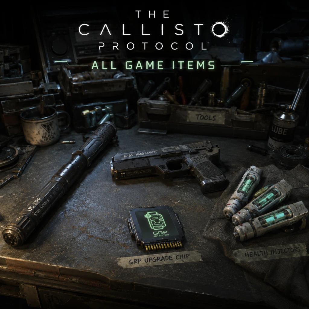 The Callisto Protocol All Game Items guide screenshot