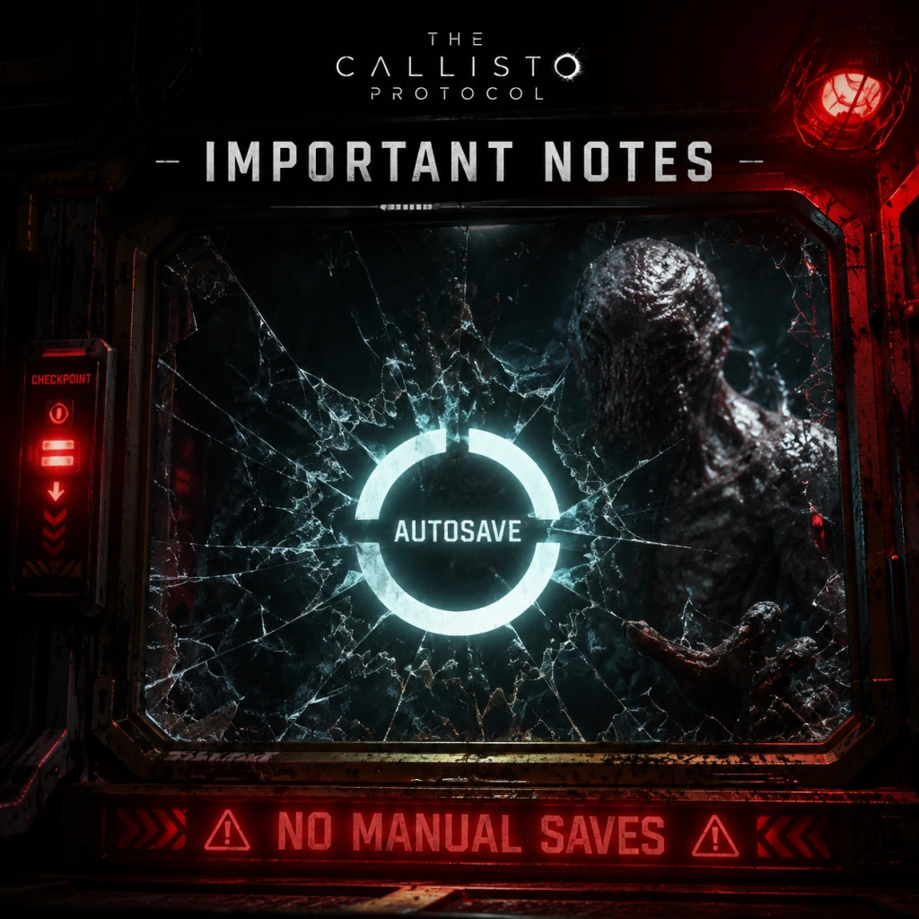 The Callisto Protocol Important Notes guide screenshot