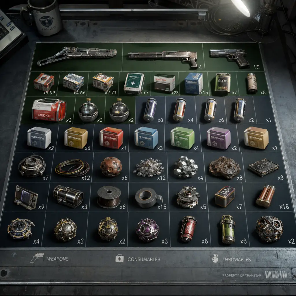 Prey (2017) All Game Items guide screenshot