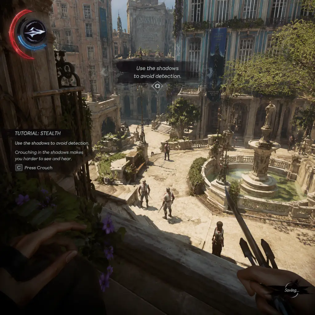 Dishonored 2 Getting Started guide screenshot