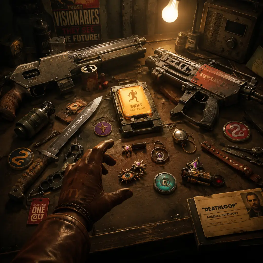 Deathloop All Game Items guide screenshot