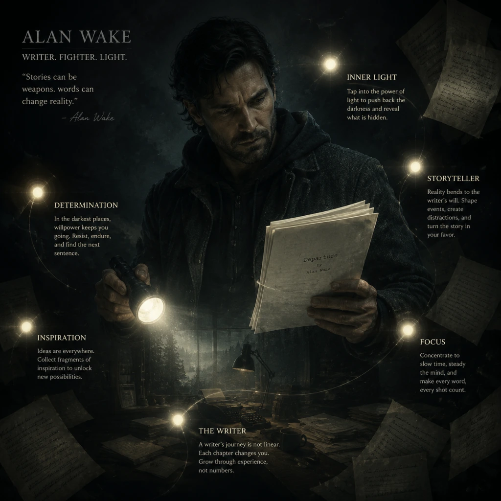 Alan Wake Character Skills guide screenshot