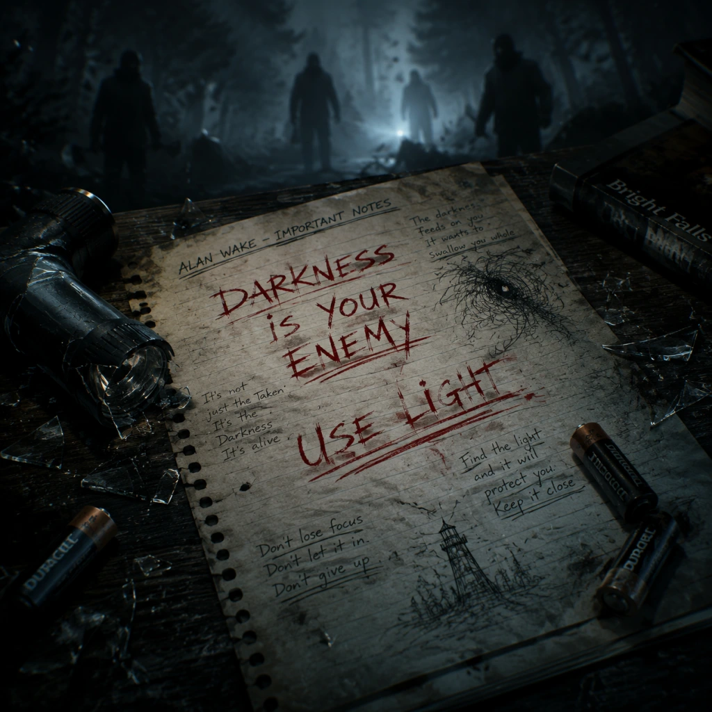 Alan Wake Important Notes guide screenshot