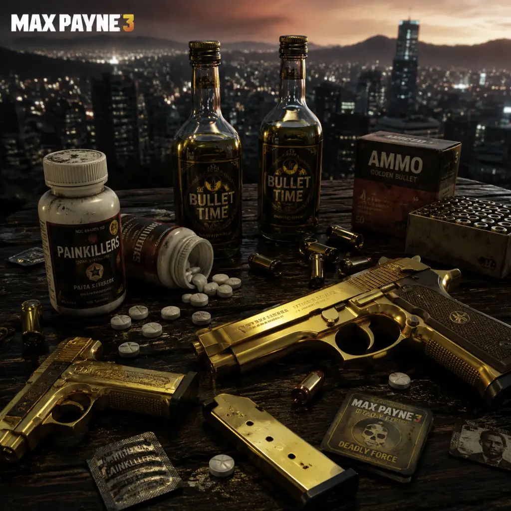 Max Payne 3 All Game Items guide screenshot