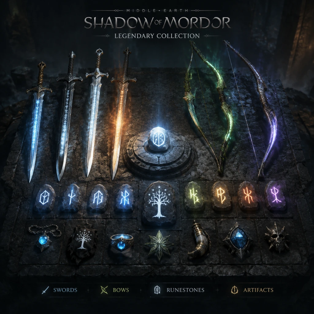 Middle-earth: Shadow of Mordor All Game Items guide screenshot