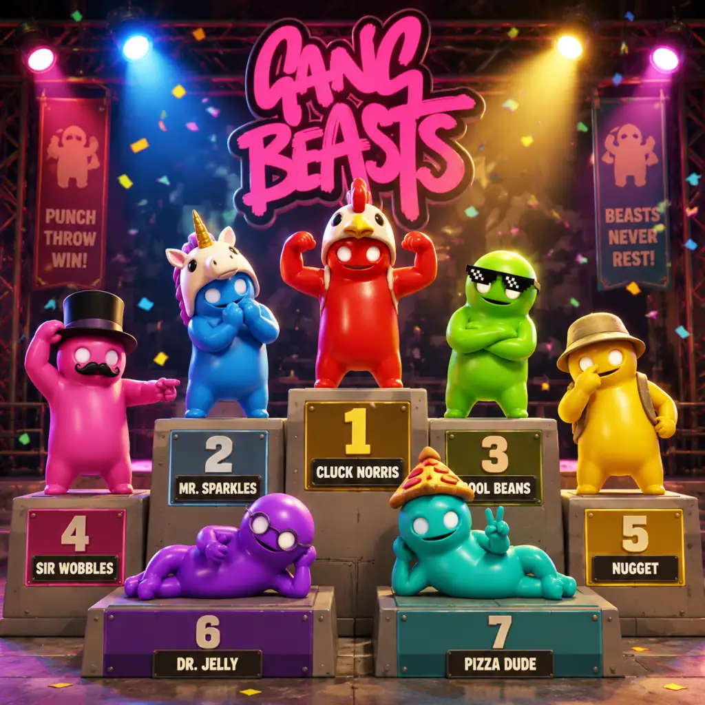 Gang Beasts Characters & Roles guide screenshot