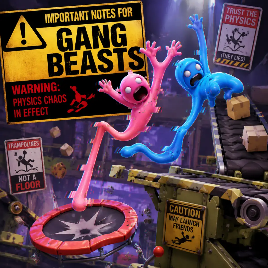 Gang Beasts Important Notes guide screenshot