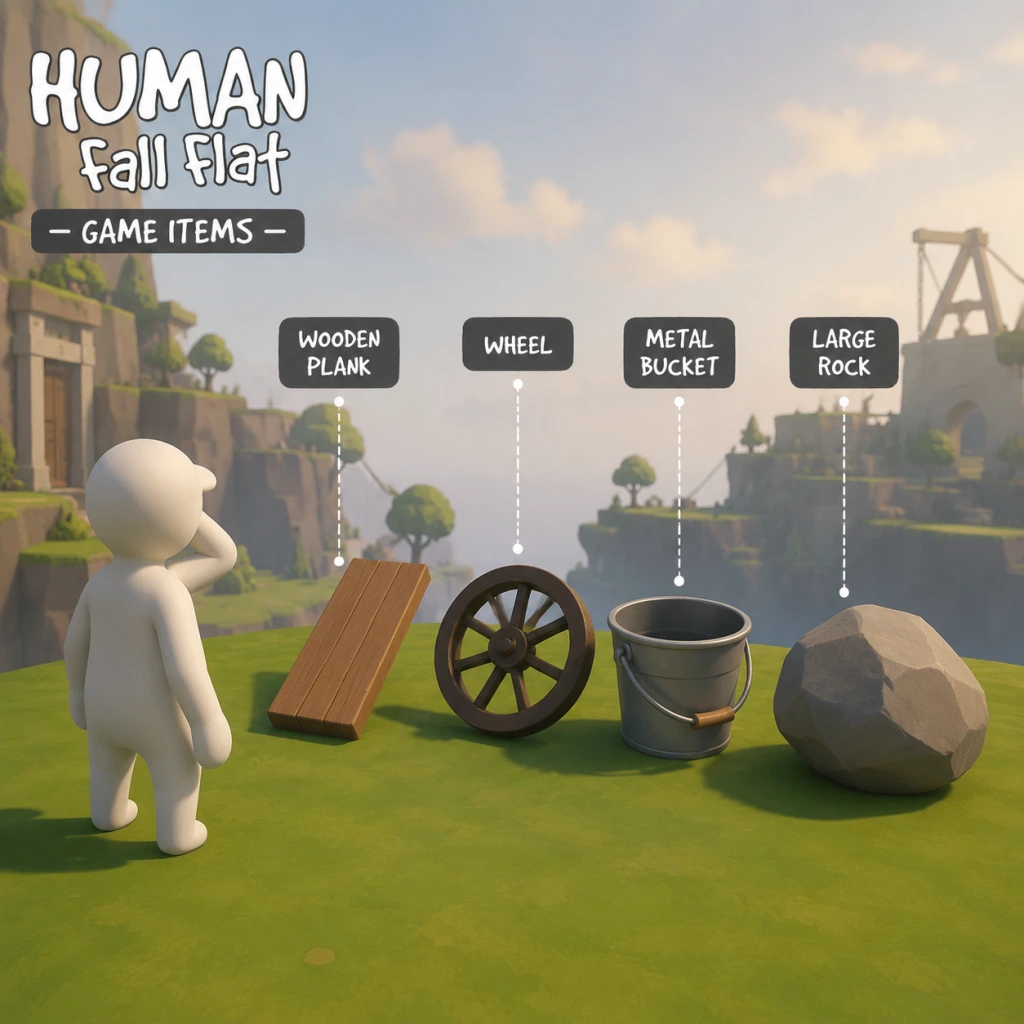 Human: Fall Flat All Game Items guide screenshot