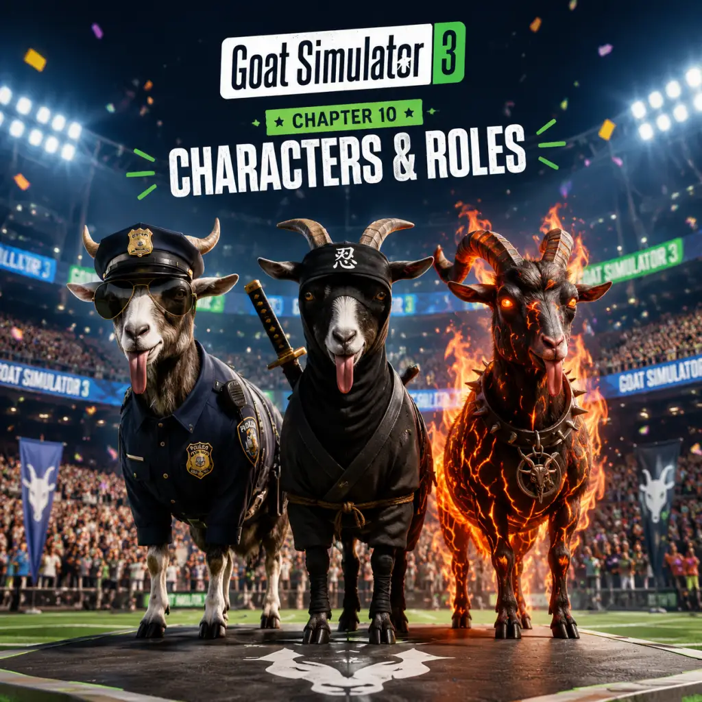 Goat Simulator 3 Characters & Roles guide screenshot