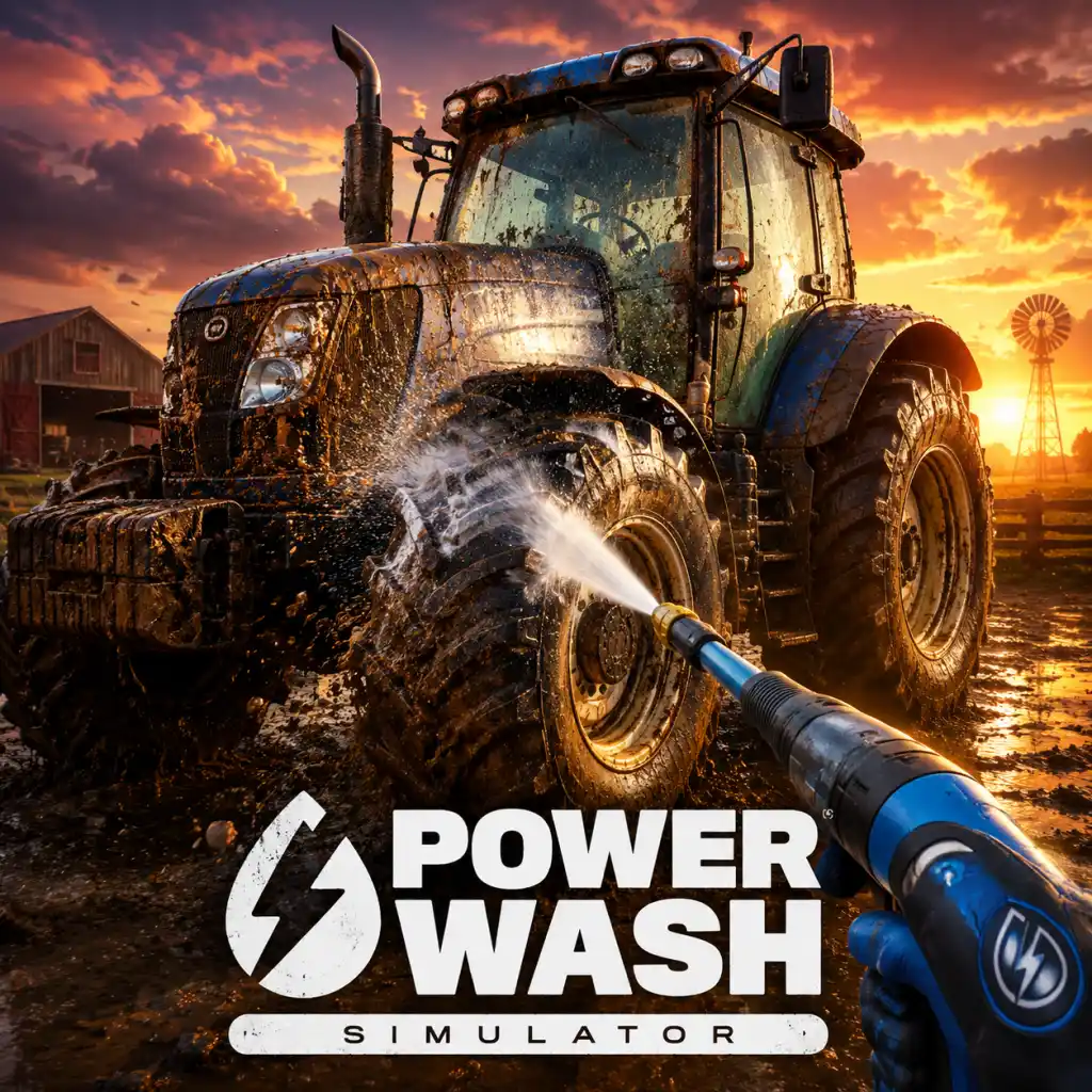 PowerWash Simulator game poster and cover art