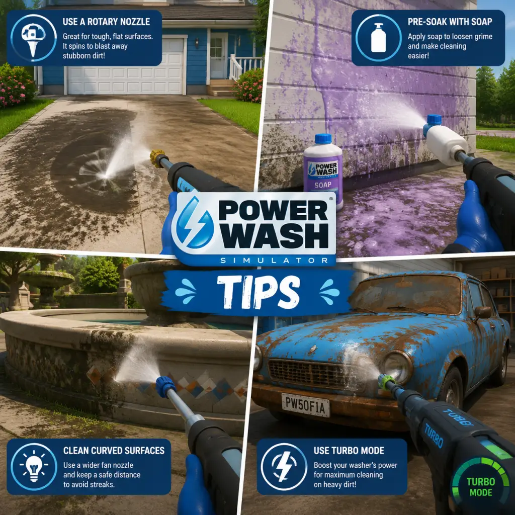 PowerWash Simulator Game Tips guide screenshot
