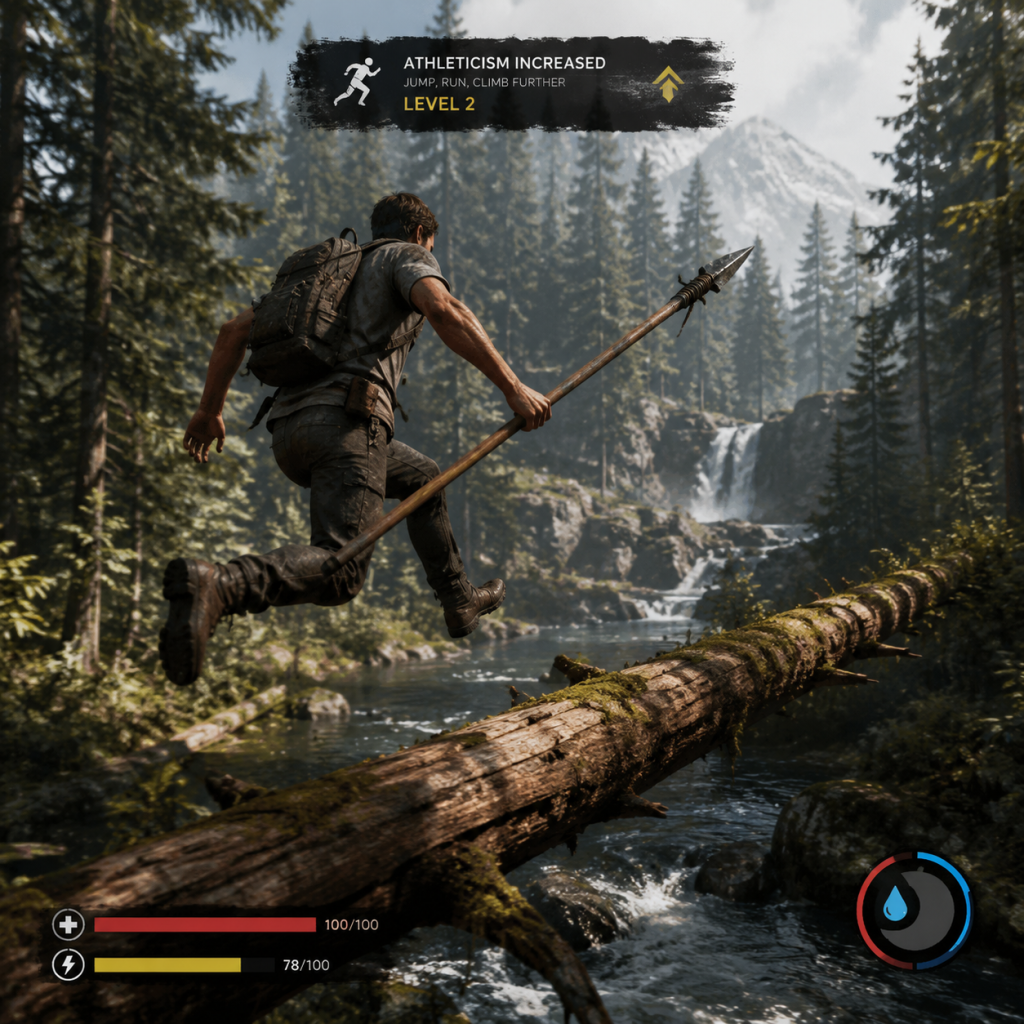 The Forest Character Skills guide screenshot