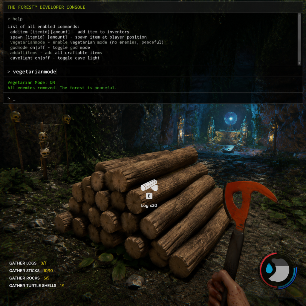 The Forest Cheats & Secrets guide screenshot