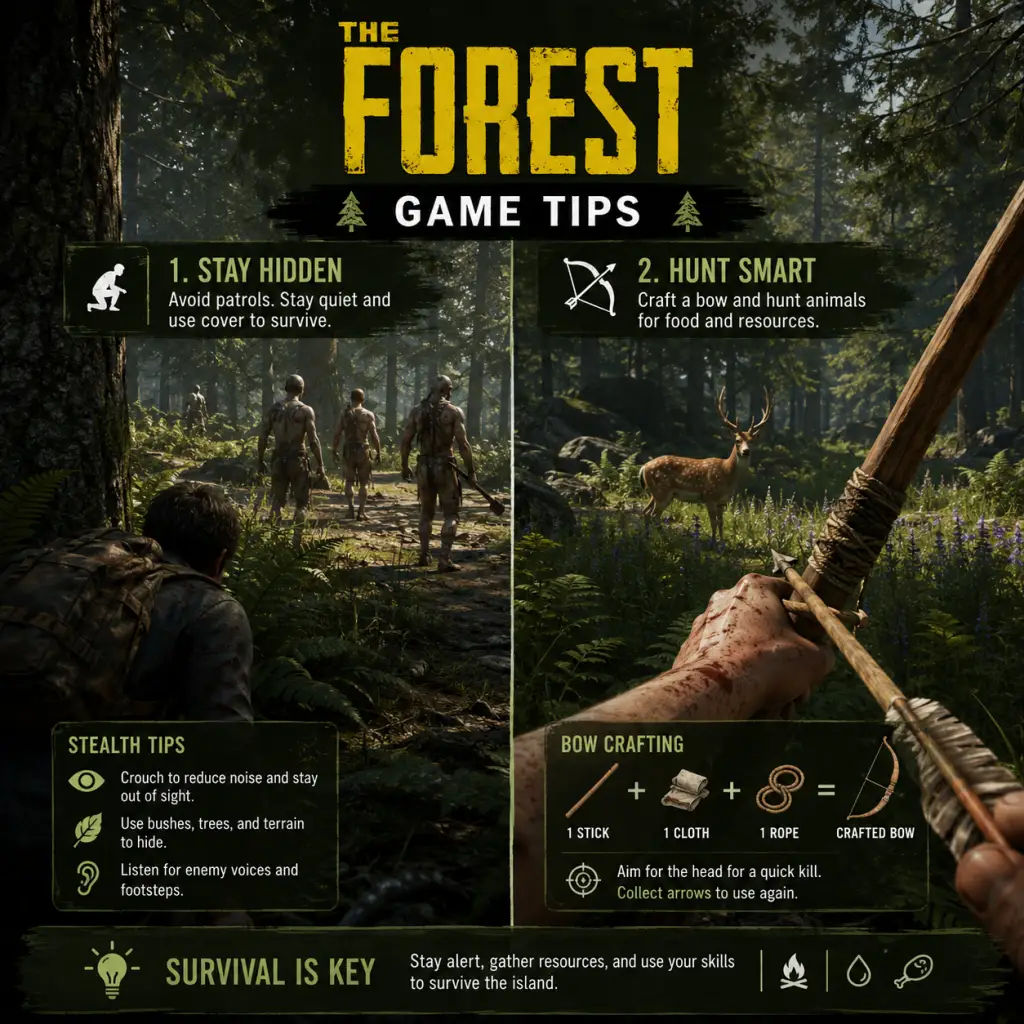 The Forest Game Tips guide screenshot