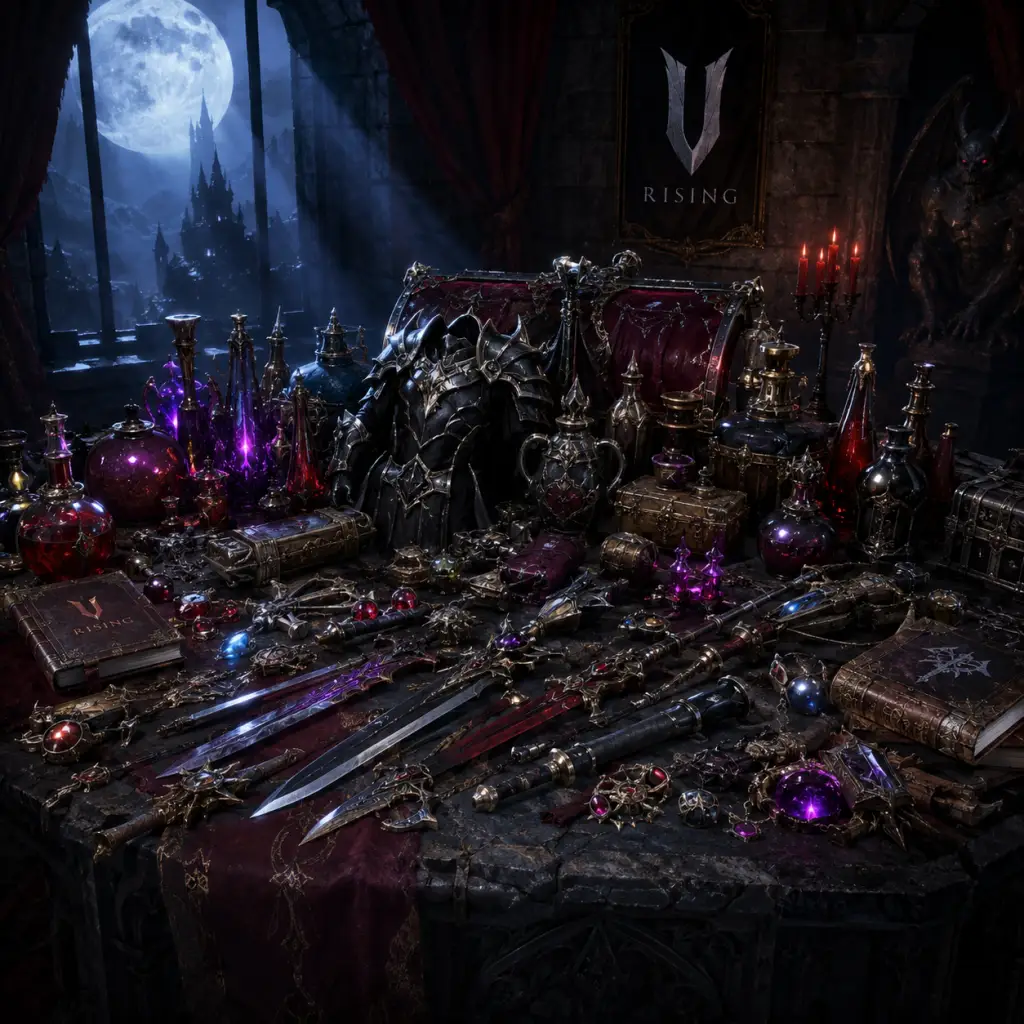 V Rising All Game Items guide screenshot