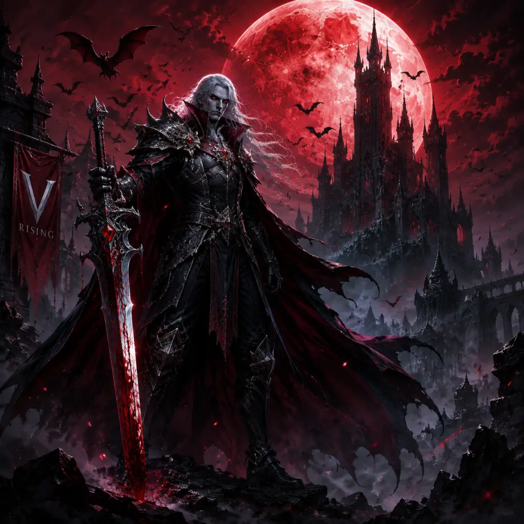 V Rising game poster and cover art