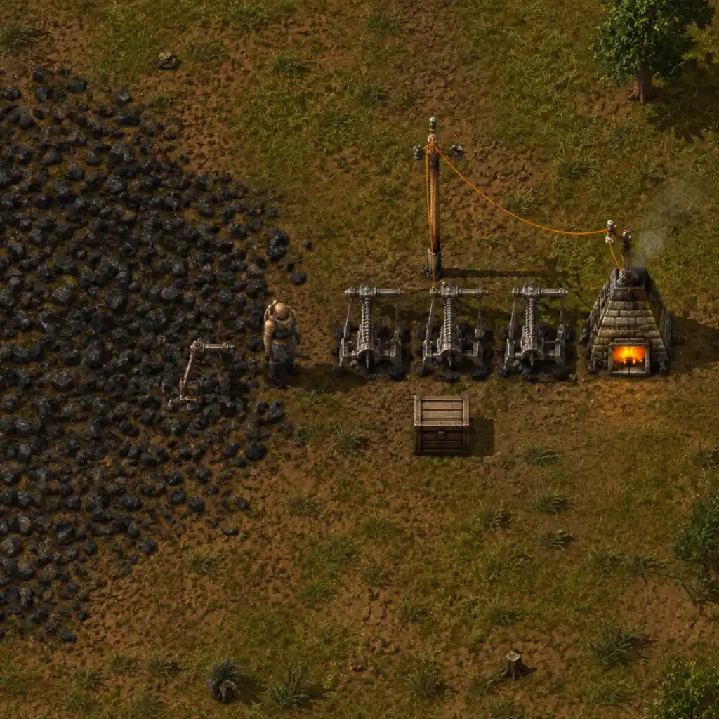 Factorio Getting Started guide screenshot